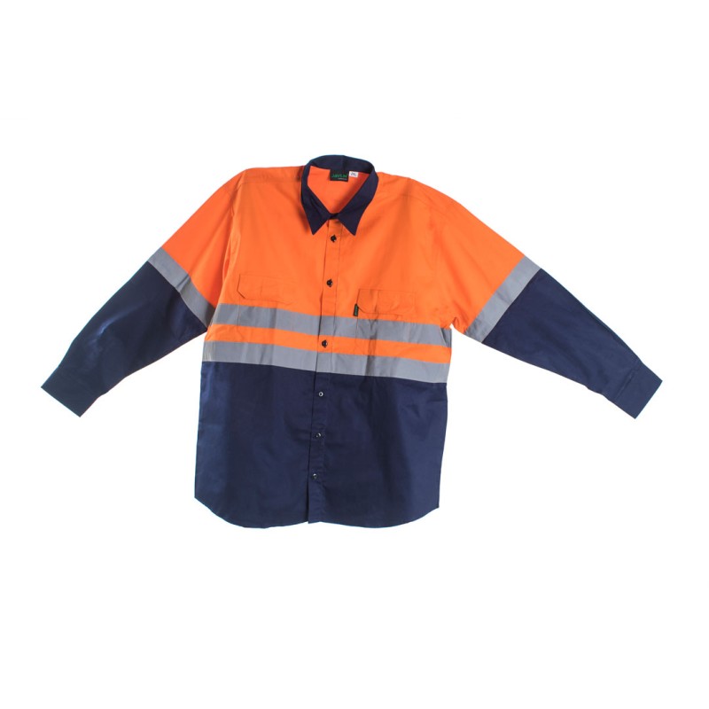 Orange Navy Shirt