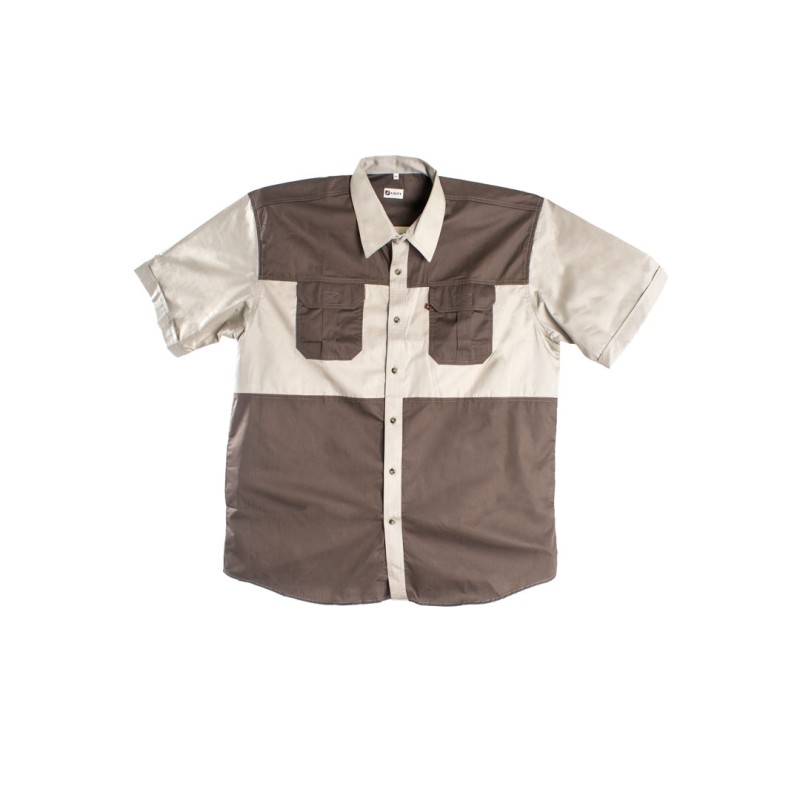 Two Tone Khaki Shirt